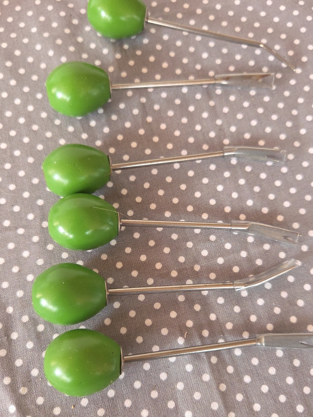 Green Olive Cocktail Picks - Set of 6